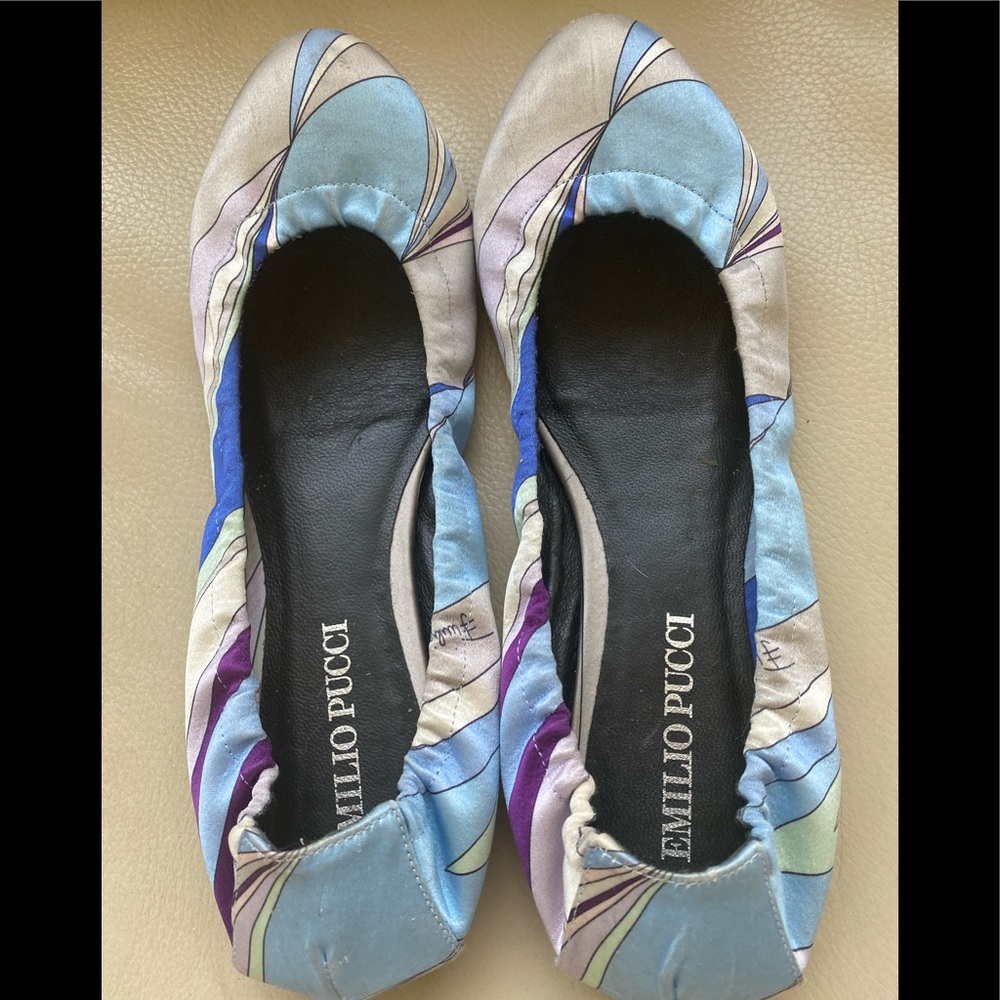 Emilio Pucci ballet flats